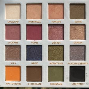 bh Cosmetics Smitten in Switzerland Eyeshadow Palette